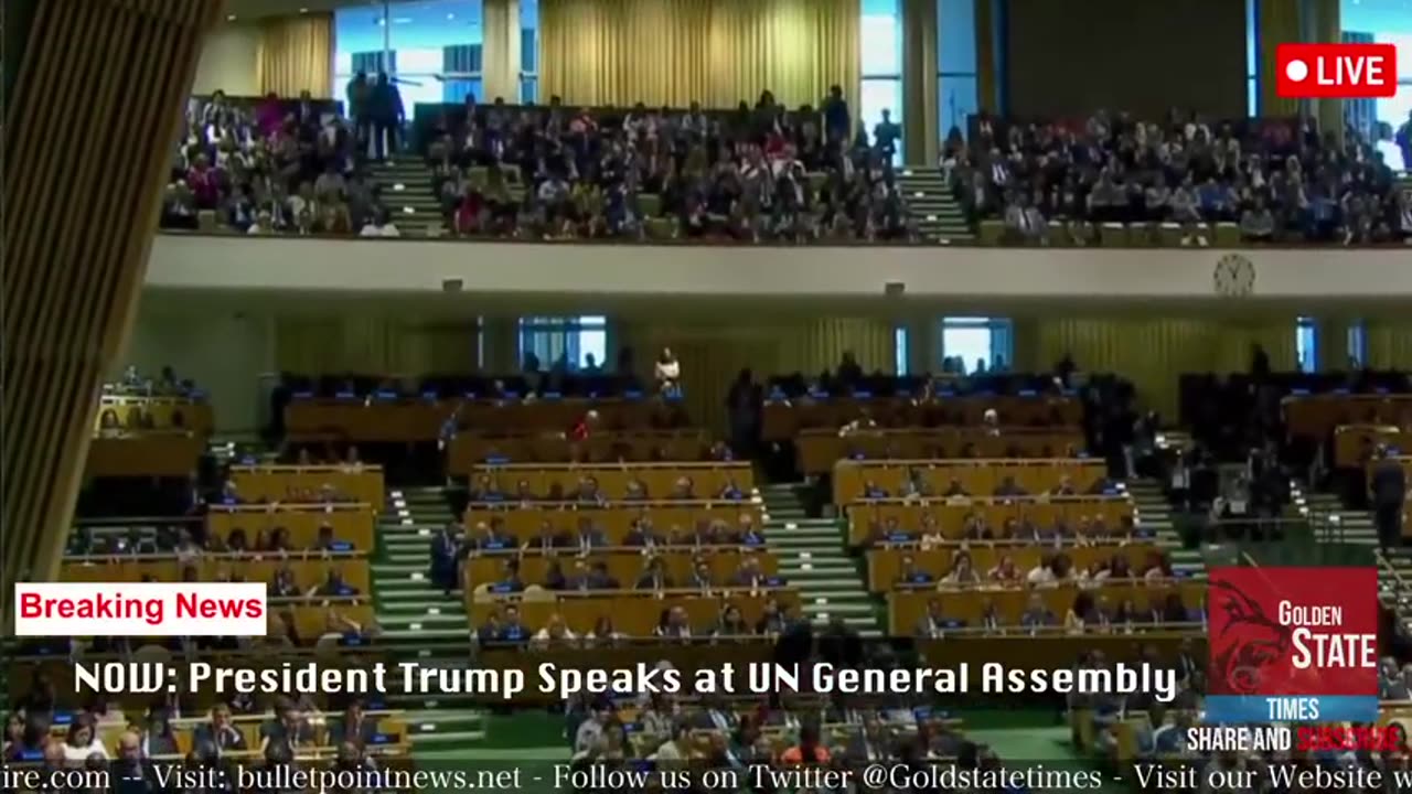 FULL: President Trump CAUSES PANIC AT UN National Assembly 2025!