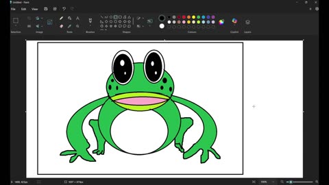 Drawing a Frogs' Underwater World in Digital Art