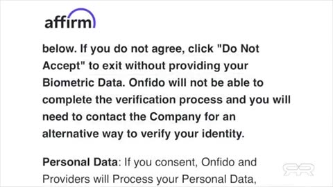 Consentement Biométrique = Identité Numérique (Greg Reese)