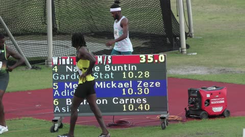 Men's 100m Prelims Heat 1 PURE Athletics Global Invitational May 24, 2025