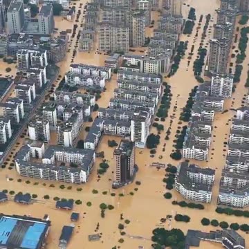 🚨 #BREAKING: CHINA JUST GOT SLAMMED BY THE WORST FLOOD IN RECORDED HISTORY