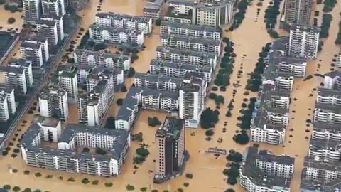 🚨 #BREAKING: CHINA JUST GOT SLAMMED BY THE WORST FLOOD IN RECORDED HISTORY