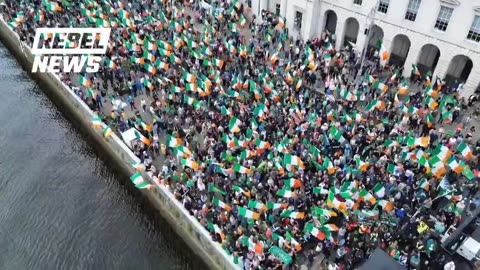 Amazing scenes out of Dublin as the Irish stand up against the treacherous government