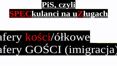 „Instrumenty” płatnicze PiS. Sztabki bez wł. pokrycia rekomendowali wam b/z*PROGOSP.*WYMIANY|+&Tytko