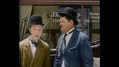 Laurel & Hardy - Seeing America(Colour)