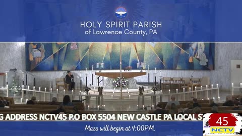 NCTV45 CATHOLIC MASS HOLY SPIRIT PARISH (ST VITUS) 4 PM SAT NOV 1 2025