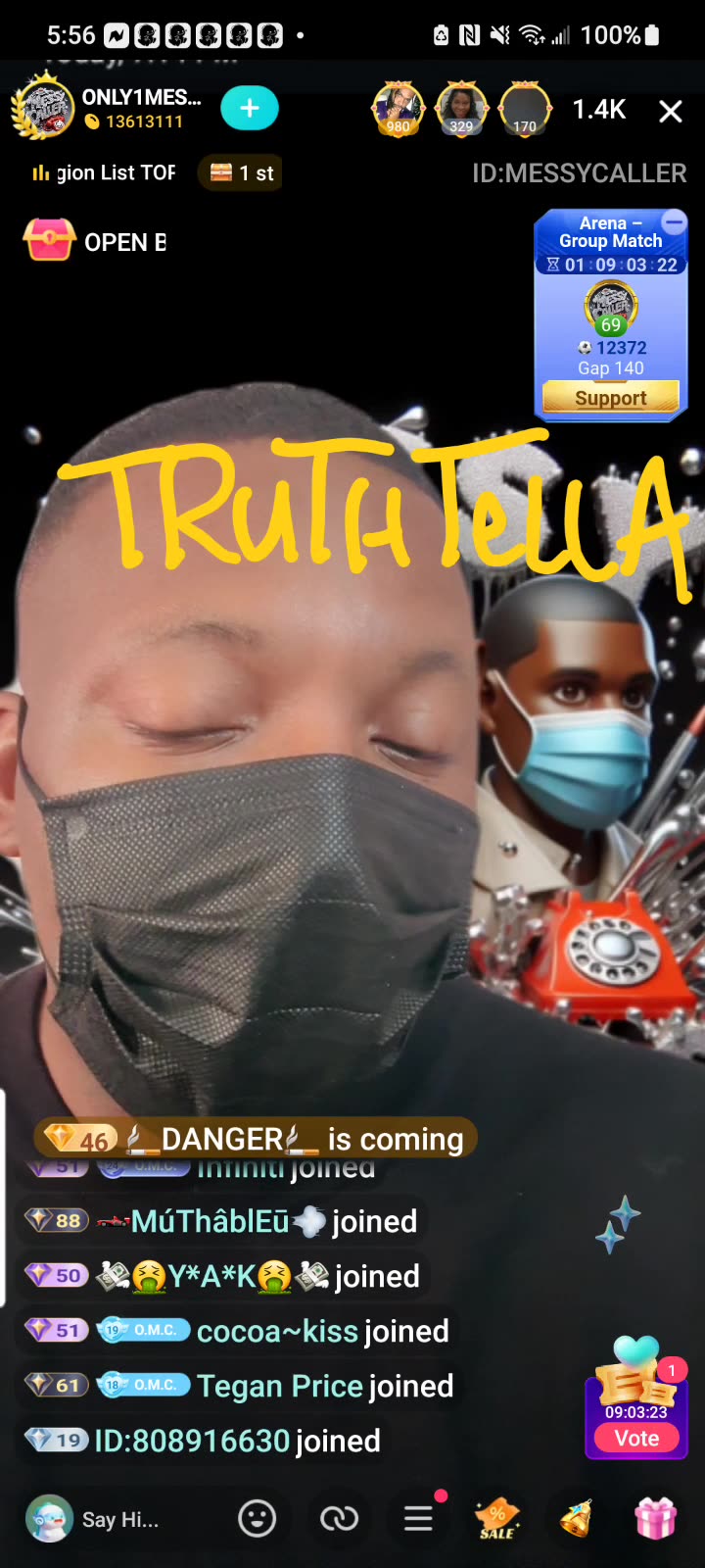 MESSY CALLER EVENING SHIT SHOW LINES MRS THERESA & MORE