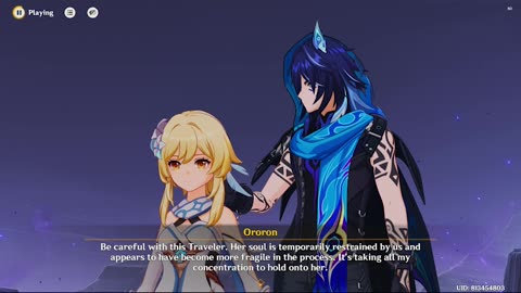 Traveler and The Captain inside Night Kingdom 3