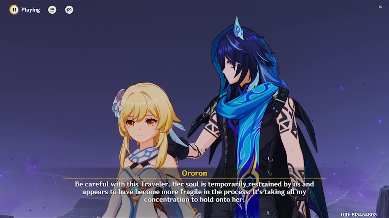 Traveler and The Captain inside Night Kingdom 3