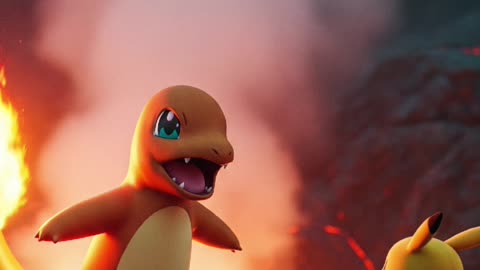 Pikachu Saves Togepi from Lava!🔥⚡