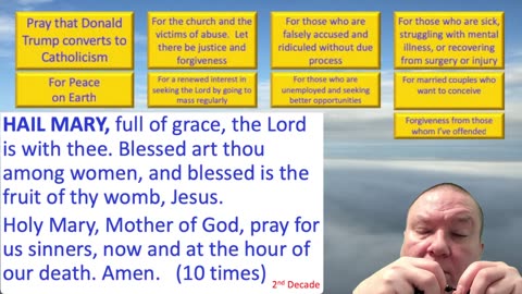 Mary's Daily Live Holy Rosary Prayer at 8:00 p.m. EDT 05/06/2025