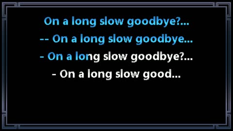 Queens Of The Stone Age - Long Slow Goodbye (CC)