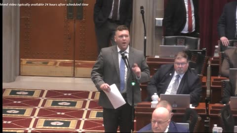Representative Bill Hardwick speaks on SB 3