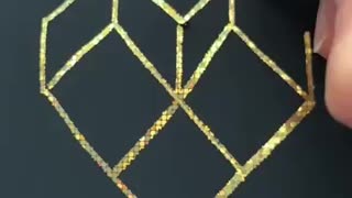 Breaking: Mind Blowing Geometric Heart Art Anyone Can Draw #shorts #kids