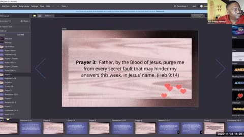 Seven Days Of Prayer Warfare Day 1 || November 3, 2025 || Thanksgiving & Repentance