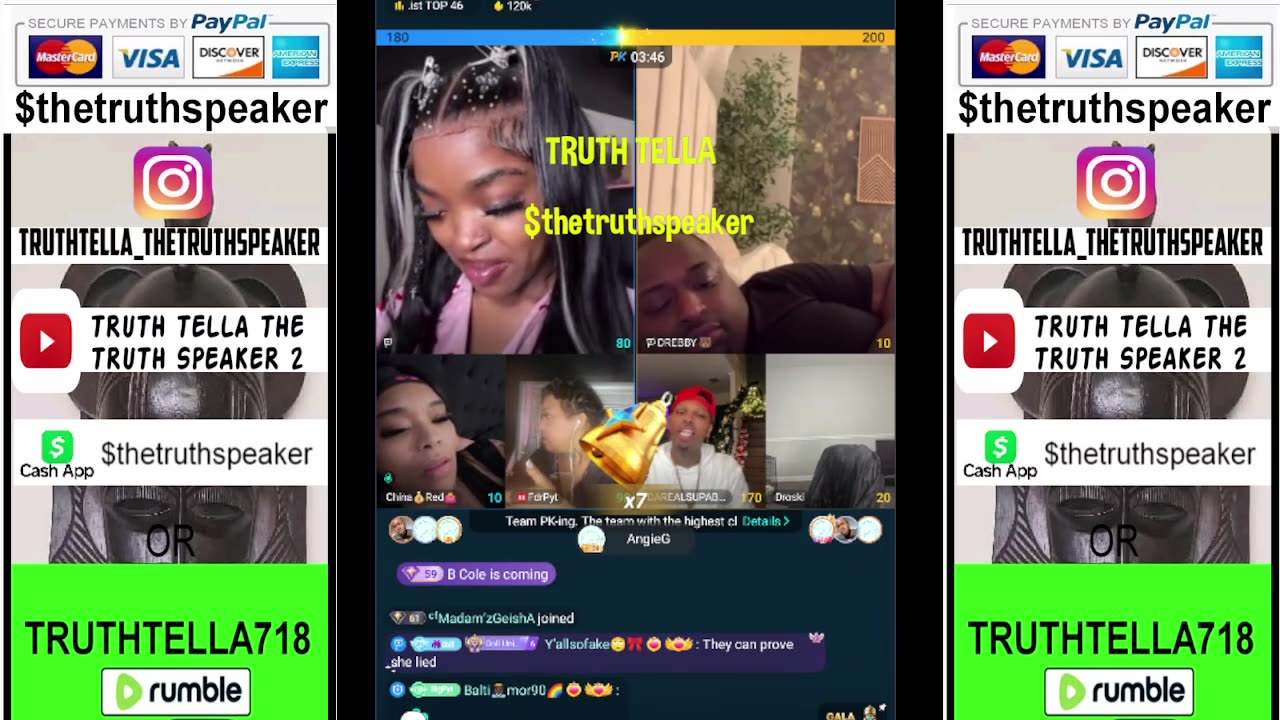 LIYAH THE DOLL, DREBABY, DAREALSUPABIHH & QUEEN TOMIKAY TEAM PK