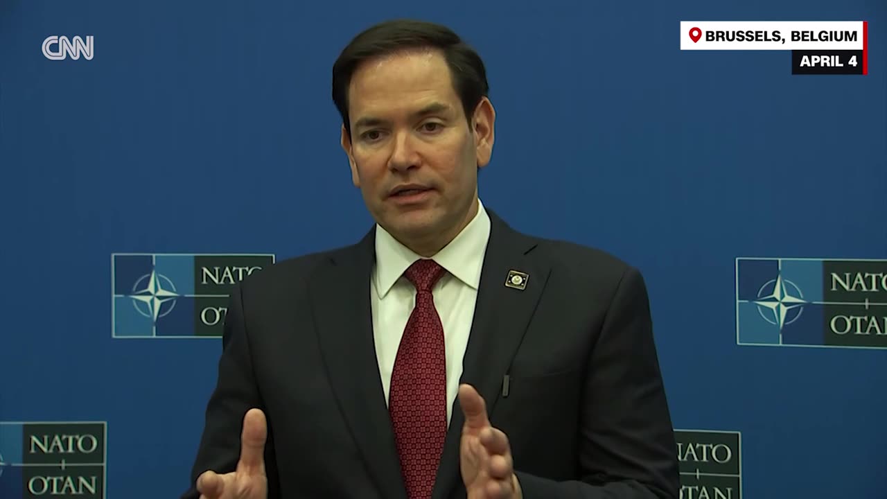 Hear Rubio’s response to 'crashing' markets after tariff news
