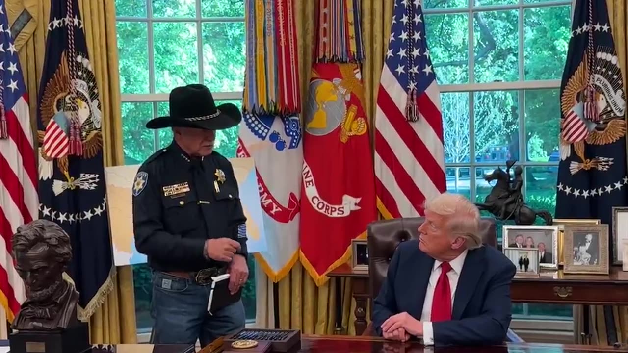 Sheriff says: "For four years, before you took office, we begged the President to see us and we got nothing but silence"