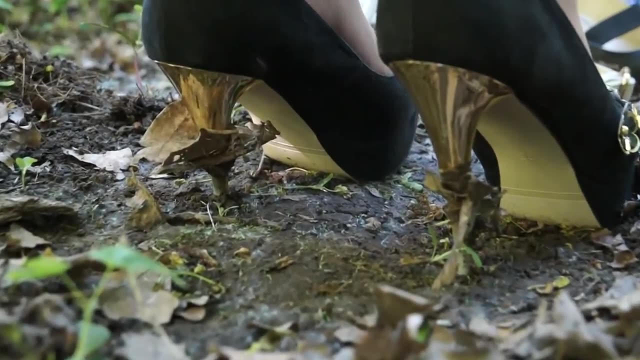 High Heel Walk in the Woods