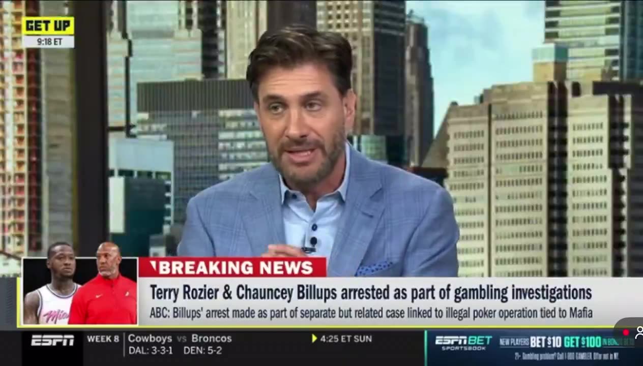 ESPN quickly pulls their sports ticker off the air that included an ad for their sports