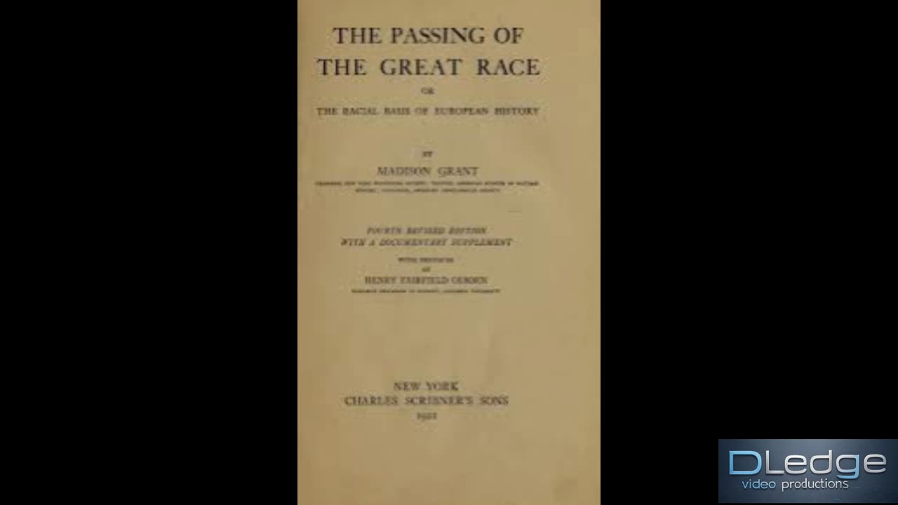 The Passing of the Great Race. Chapter 5.