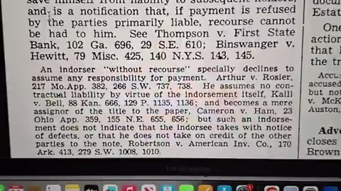 UCC 1-308 and without recourse