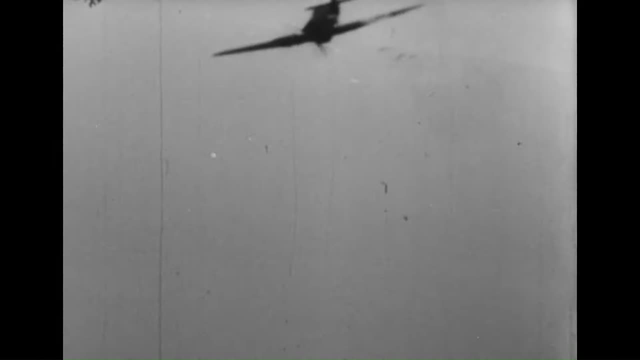 RAF Spitfires and a Hurricane through the lens of Luftwaffe Bf 109 gun cameras in 1941