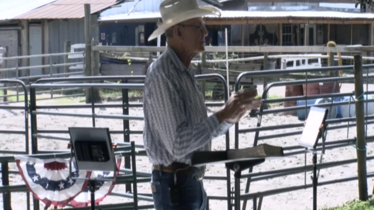 Skipper Calder & Cowboy-up Ministry bring horse training with a message at 11am.