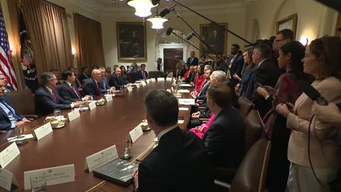 President Trump Hosts First Cabinet Meeting, Feb. 26, 2025