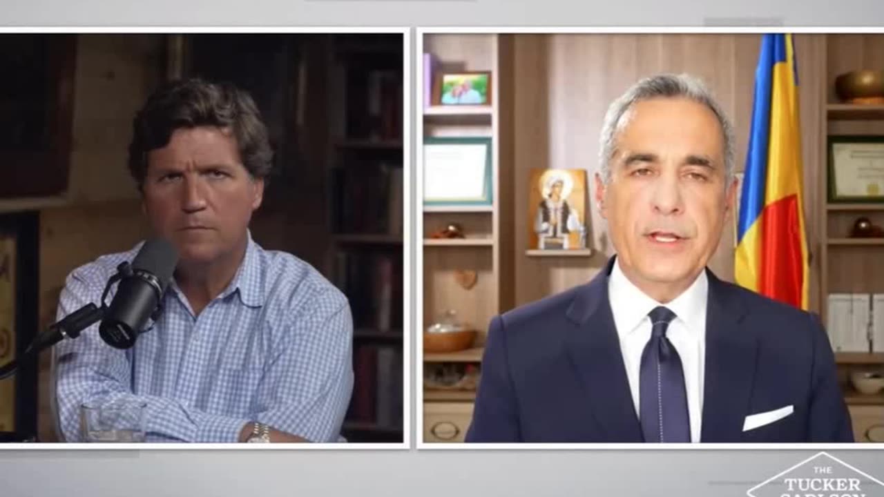 TUCKER CARLSON, Romanian Politician Georgescu Accuses Globalist Mafia Including Blinken and Macron of Barring Him from Presidential Election. Romania being the largest NATO base Globalist NAZI party banned its elections to lunch WW3 same as WW2