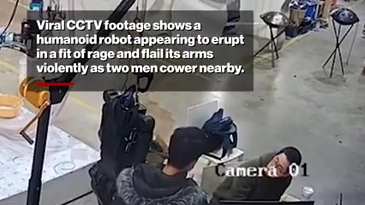 HUMANOID ROBOT ATTACKS 🤖 WORKERS ON FACTORY FLOOR