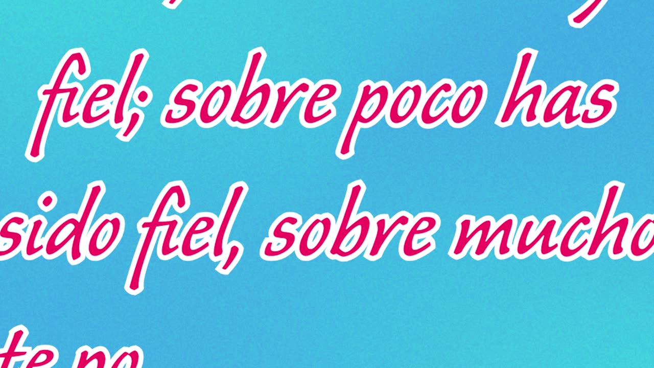 "El Gozo del Siervo Fiel" metao 25:21 #shorts #shortvideo #youtubeshorts #youtube #ytshorts #yt