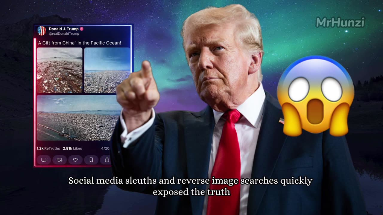 Donald Trump BUSTED Peddling QAnon Disinfo: "China #1 Polluter"