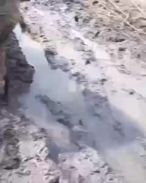 Russian Soldiers Drive Into a Swamp