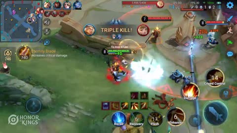 Hou Yi’s Triple Stun Turns the Fight! Long-Range Carry Domination!