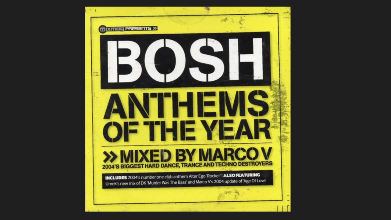 BOSH Anthems of the Year (2004) Mixed By Marco V
