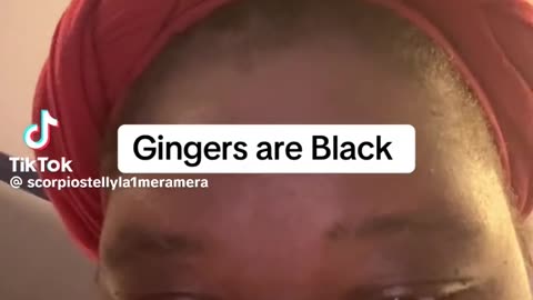 Redheads are Black people now?