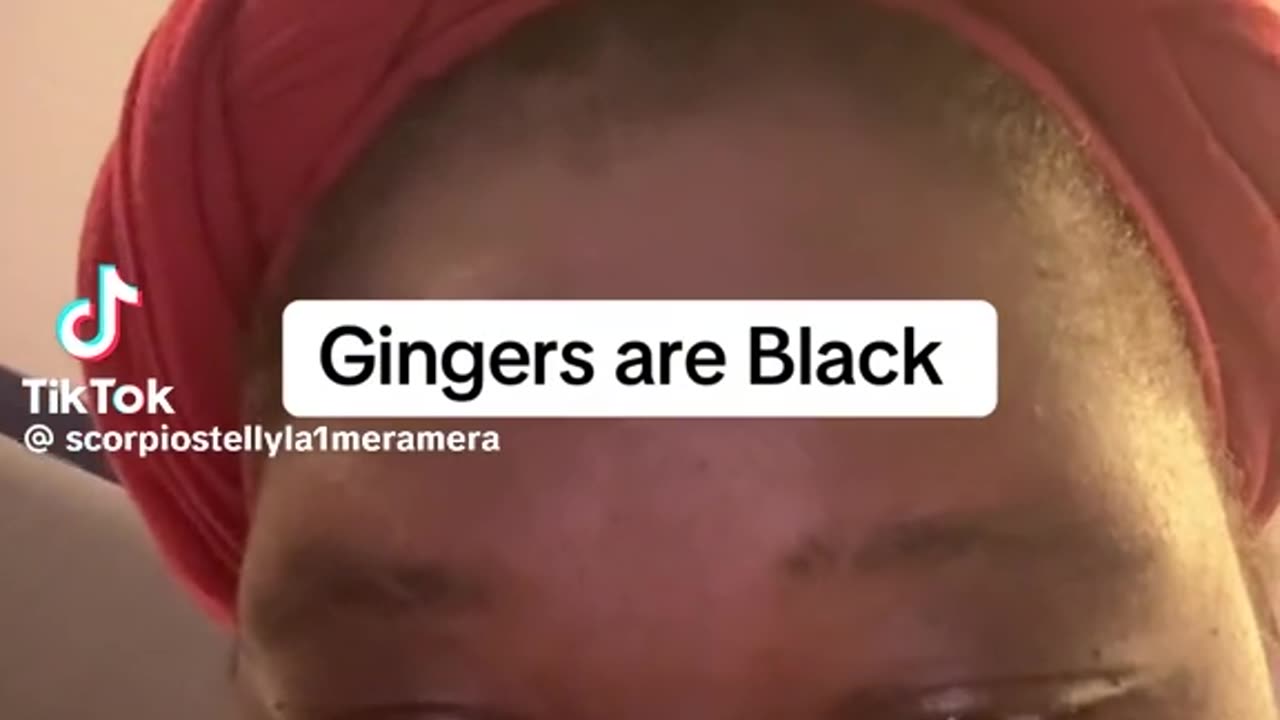 Redheads are Black people now?