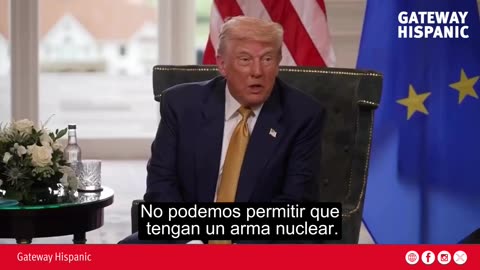 Trump Warns Iran: “We Will Not Allow Them to Have a Nuclear Weapon”