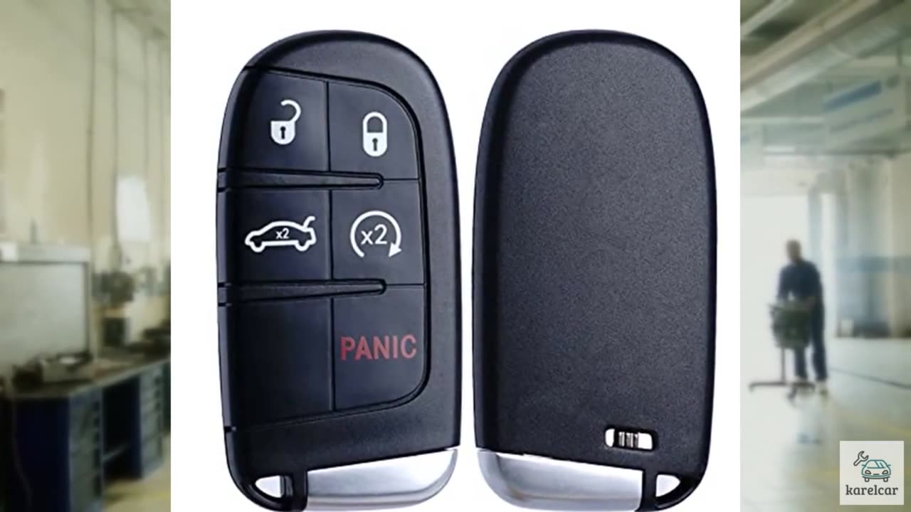 MechanMagic Key Fob Replacement Compatible for Chrysler 300 Dodge Charger 2011-