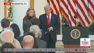FACT-CHECK: Charlie Kirk Clearly Seen In The Mirror At Charlie Kirk Medal of Freedom Ceremony?