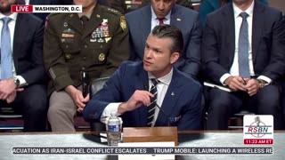 WATCH: Pete Hegseth Testifies at a Department of Defense Budget Hearing - 6/18/25