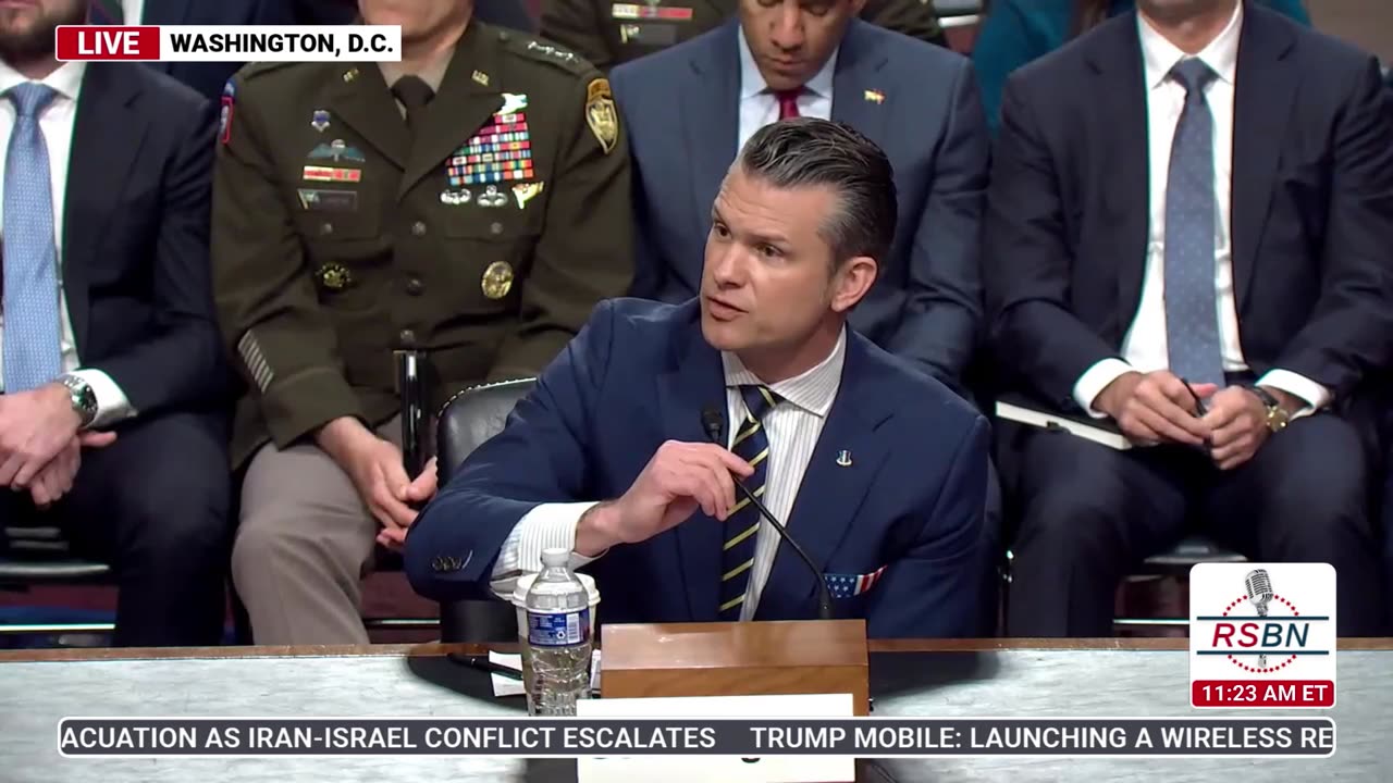 WATCH: Pete Hegseth Testifies at a Department of Defense Budget Hearing - 6/18/25