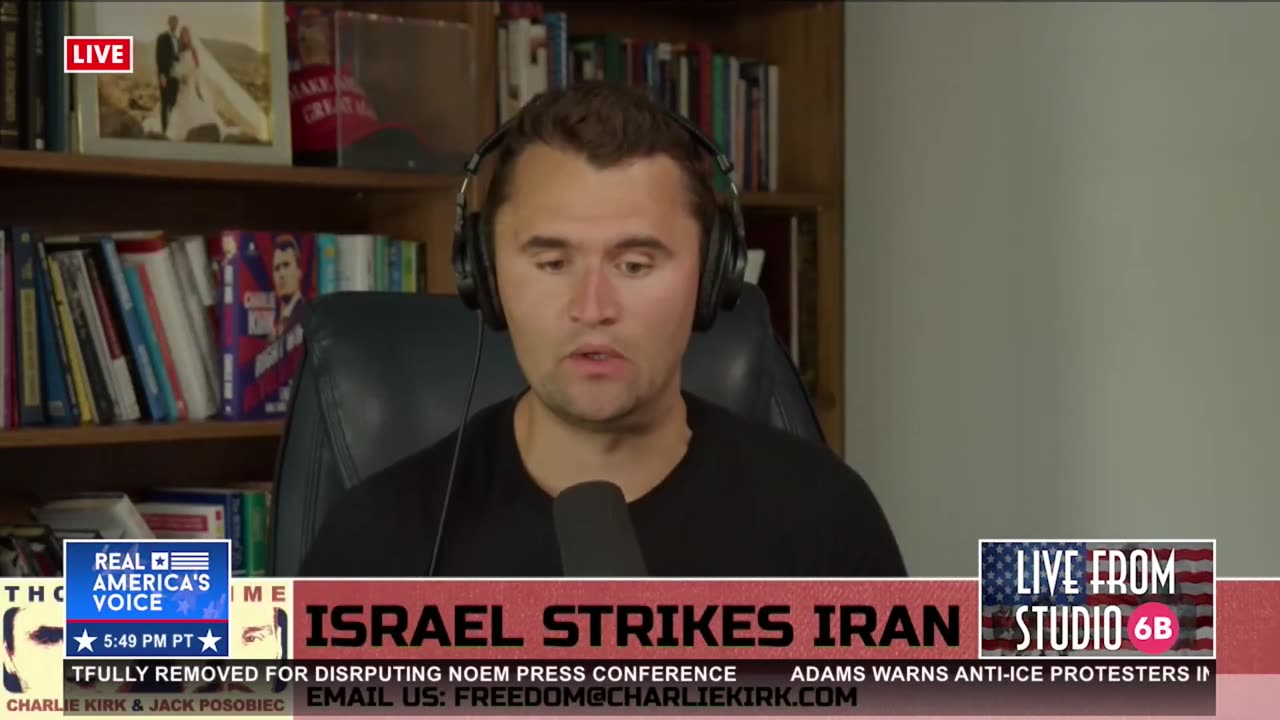 CHARLIE KIRK READS STATEMENT FROM MARCO RUBIO