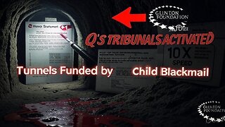 🚨 EPSTEIN TUNNELS UNSEALED: Clinton Foundation $81M Child Blackmail Scheme! (Q's Military Tribunals Activated)