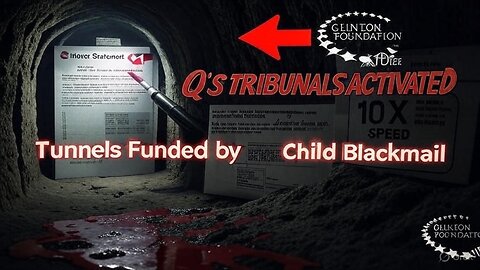🚨 EPSTEIN TUNNELS UNSEALED: Clinton Foundation $81M Child Blackmail Scheme! (Q's Military Tribunals Activated)