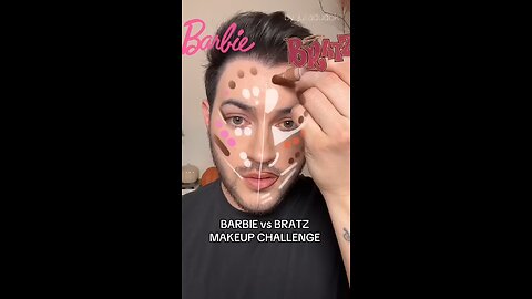 BARBIE vs BRATZ MAKEUP CHALLENGE