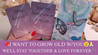 🪄💖I WANT TO GROW OLD W/YOU😮🙏WE'LL STAY TOGETHER & LOVE FOREVER 🙏😁