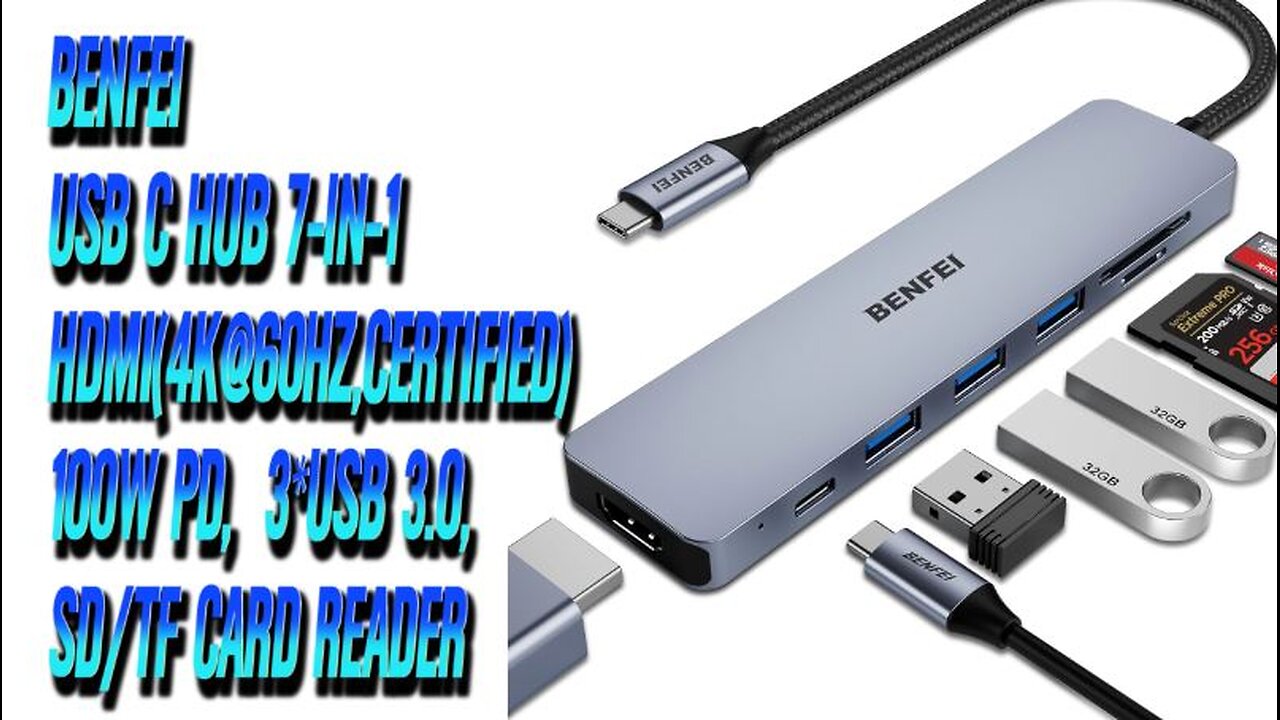 BENFEI USB-C 7-in-1 Hub