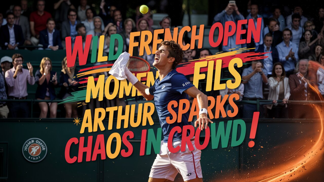 WILD FRENCH OPEN MOMENT Arthur Fils Sparks Chaos In Crowd!
